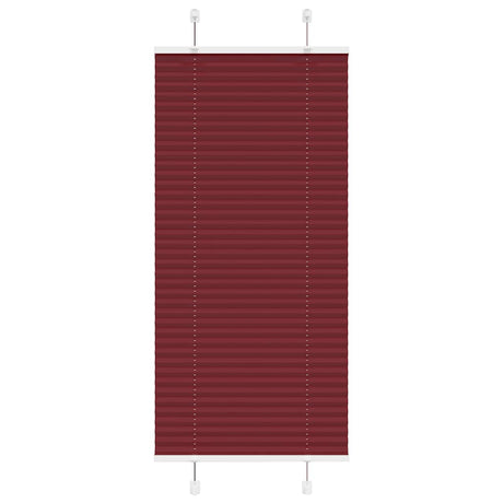 Vidaxl plissé rolgordijn 60x150 cm stofbreedte 59,4 cm bordeauxrood