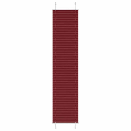 Vidaxl plissé rolgordijn 40x200 cm stofbreedte 39,4 cm bordeauxrood