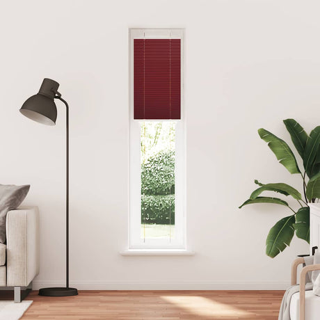 Vidaxl plissé rolgordijn 45x200 cm stofbreedte 44,4 cm bordeauxrood