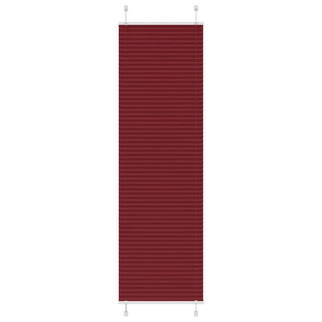 Vidaxl plissé rolgordijn 55x200 cm stofbreedte 54,4 cm bordeauxrood