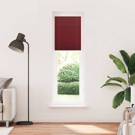 Vidaxl plissé rolgordijn 65x200 cm stofbreedte 64,4 cm bordeauxrood