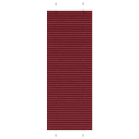 Vidaxl plissé rolgordijn 70x200 cm stofbreedte 69,4 cm bordeauxrood