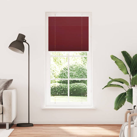 Vidaxl plissé rolgordijn 100x200cm stofbreedte 99,4 cm bordeauxrood