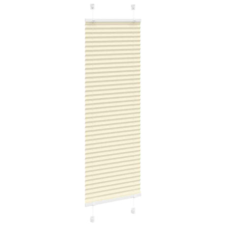 Vidaxl plissé rolgordijn 40x100 cm stofbreedte 39,4 cm polyester crème