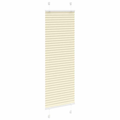 Vidaxl plissé rolgordijn 50x150 cm stofbreedte 49,4 cm polyester crème