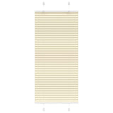 Vidaxl plissé rolgordijn 55x150 cm stofbreedte 54,4 cm polyester crème