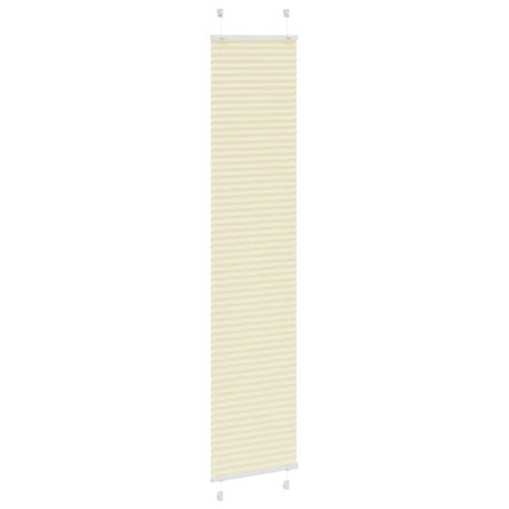 Vidaxl plissé rolgordijn 50x200 cm stofbreedte 49,4 cm polyester crème