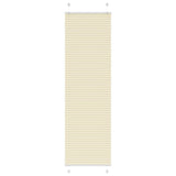 Vidaxl plissé rolgordijn 60x200 cm stofbreedte 59,4 cm polyester crème