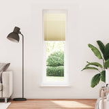 Vidaxl plissé rolgordijn 60x200 cm stofbreedte 59,4 cm polyester crème