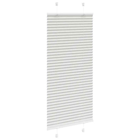 Vidaxl plissé rolgordijn 55x100 cm stofbreedte 54,4 cm lichtgrijs