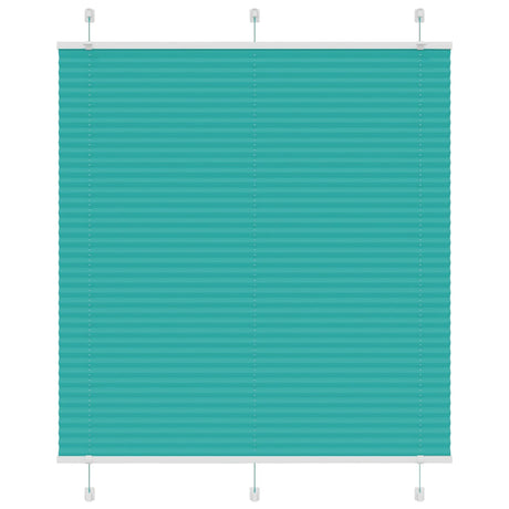 Vidaxl plissé rolgordijn 115x100cm stofbreedte 114,4cm petrol groen