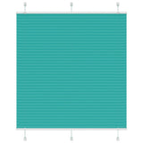 Vidaxl plissé rolgordijn 120x100cm stofbreedte 119,4cm petrol groen