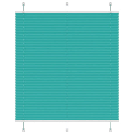 Vidaxl plissé rolgordijn 120x100cm stofbreedte 119,4cm petrol groen