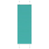 Vidaxl plissé rolgordijn 40x150 cm stofbreedte 39,4 cm petrol groen