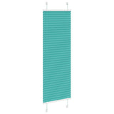 Vidaxl plissé rolgordijn 40x150 cm stofbreedte 39,4 cm petrol groen
