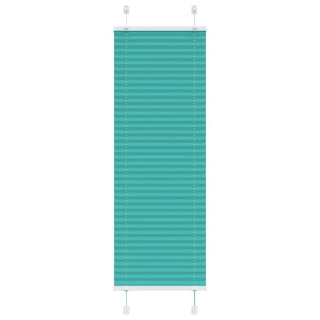 Vidaxl plissé rolgordijn 45x150 cm stofbreedte 44,4 cm petrol groen