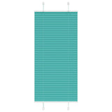 Vidaxl plissé rolgordijn 65x150 cm stofbreedte 64,4 cm petrol groen