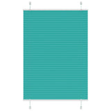 Vidaxl plissé rolgordijn 90x150 cm stofbreedte 89,4 cm petrol groen