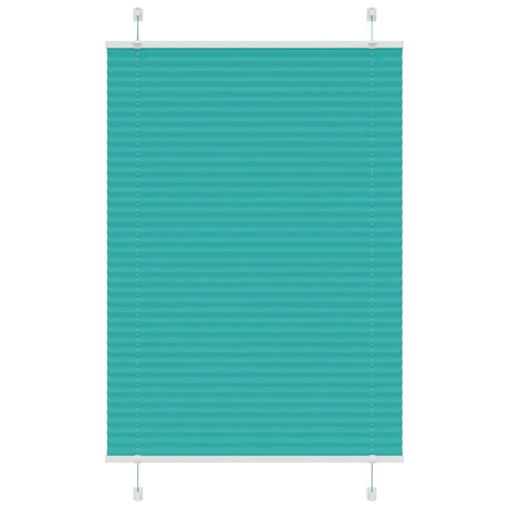 Vidaxl plissé rolgordijn 95x150 cm stofbreedte 94,4 cm petrol groen