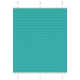 Vidaxl plissé rolgordijn 110x150cm stofbreedte 109,4cm petrol groen