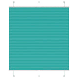 Vidaxl plissé rolgordijn 120x150cm stofbreedte 119,4cm petrol groen