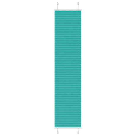 Vidaxl plissé rolgordijn 40x200 cm stofbreedte 39,4 cm petrol groen