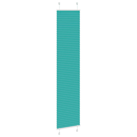 Vidaxl plissé rolgordijn 45x200 cm stofbreedte 44,4 cm petrol groen