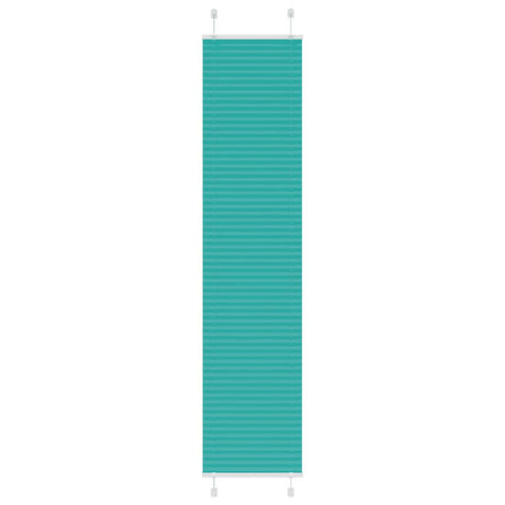 Vidaxl plissé rolgordijn 50x200 cm stofbreedte 49,4 cm petrol groen