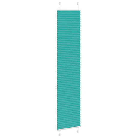 Vidaxl plissé rolgordijn 50x200 cm stofbreedte 49,4 cm petrol groen