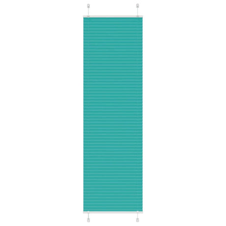 Vidaxl plissé rolgordijn 60x200 cm stofbreedte 59,4 cm petrol groen