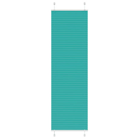 Vidaxl plissé rolgordijn 65x200 cm stofbreedte 64,4 cm petrol groen