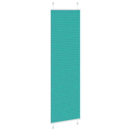 Vidaxl plissé rolgordijn 65x200 cm stofbreedte 64,4 cm petrol groen