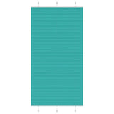 Vidaxl plissé rolgordijn 105x200cm stofbreedte 104,4cm petrol groen