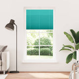 Vidaxl plissé rolgordijn 105x200cm stofbreedte 104,4cm petrol groen