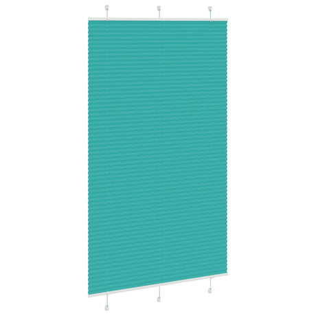 Vidaxl plissé rolgordijn 115x200cm stofbreedte 114,4cm petrol groen