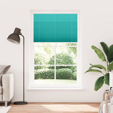 Vidaxl plissé rolgordijn 120x200cm stofbreedte 119,4cm petrol groen