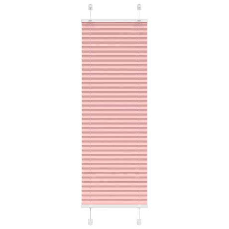 Vidaxl plissé rolgordijn 40x100 cm stofbreedte 39,4 cm polyester roze