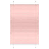 Vidaxl plissé rolgordijn 90x100 cm stofbreedte 89,4 cm polyester roze