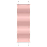 Vidaxl plissé rolgordijn 45x150 cm stofbreedte 44,4 cm polyester roze