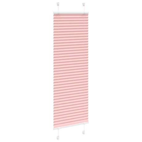 Vidaxl plissé rolgordijn 45x150 cm stofbreedte 44,4 cm polyester roze