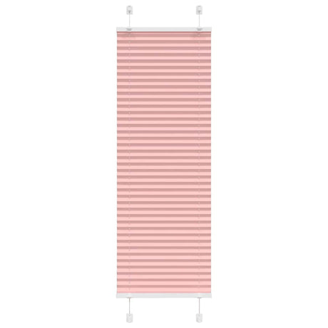 Vidaxl plissé rolgordijn 50x150 cm stofbreedte 49,4 cm polyester roze