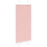 Vidaxl plissé rolgordijn 60x150 cm stofbreedte 59,4 cm polyester roze
