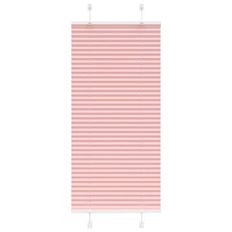 Vidaxl plissé rolgordijn 65x150 cm stofbreedte 64,4 cm polyester roze