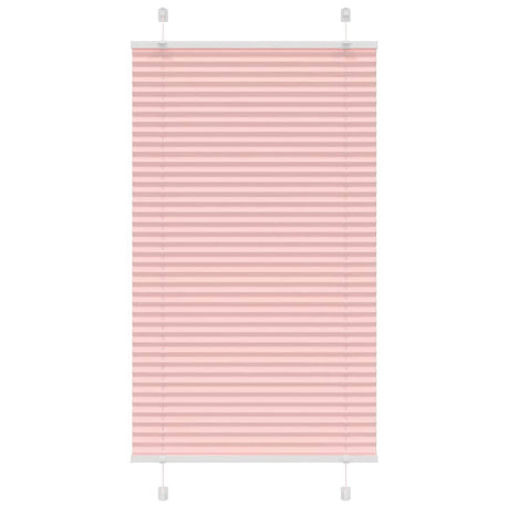 Vidaxl plissé rolgordijn 70x150 cm stofbreedte 69,4 cm polyester roze