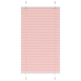 Vidaxl plissé rolgordijn 75x150 cm stofbreedte 74,4 cm polyester roze