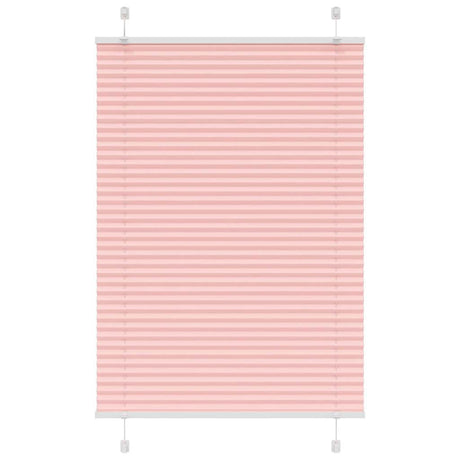 Vidaxl plissé rolgordijn 85x150 cm stofbreedte 84,4 cm polyester roze