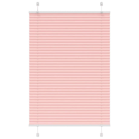 Vidaxl plissé rolgordijn 90x150 cm stofbreedte 89,4 cm polyester roze