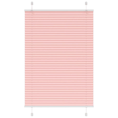 Vidaxl plissé rolgordijn 100x150 cm stofbreedte 99,4cm polyester roze