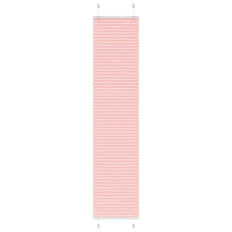 Vidaxl plissé rolgordijn 40x200 cm stofbreedte 39,4 cm polyester roze