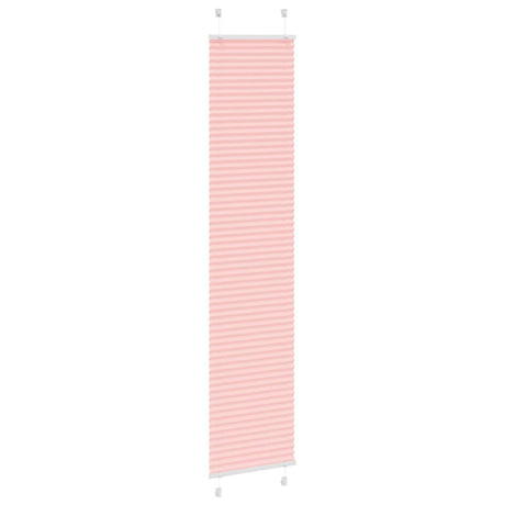 Vidaxl plissé rolgordijn 40x200 cm stofbreedte 39,4 cm polyester roze